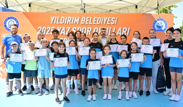 Bursa Yıldırım'da 62  bin çocuk yaz spor okullarında buluştu