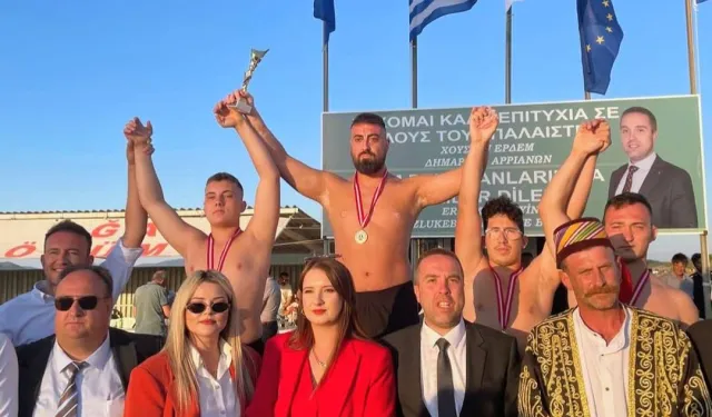 İpsalaspor pehlivanları Yunanistan’dan zaferle döndü