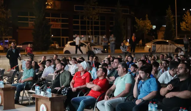 Nevşehir'de milli maç coşkusu