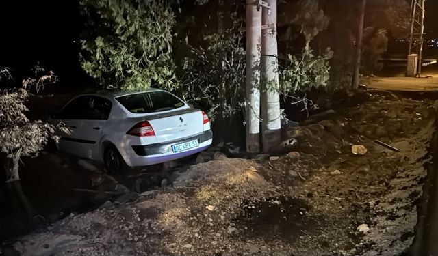 Elazığ'da yoldan çıkan otomobildeki 4 kişi yaralandı