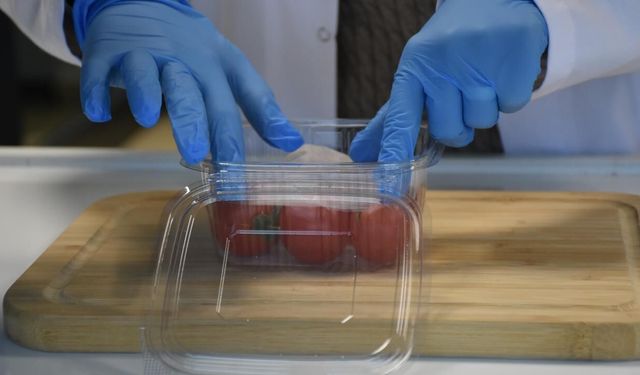 Gıdaların raf ömrünü 15 gün uzatan ambalaj üretildi