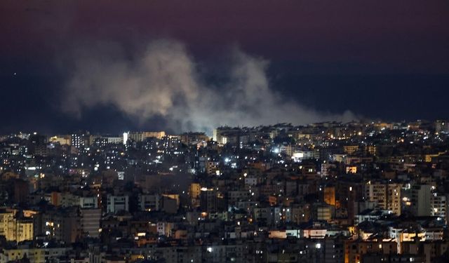 İşgalci İsrail, Beyrut'un güneyindeki Dahiye bölgesine hava saldırıları düzenledi