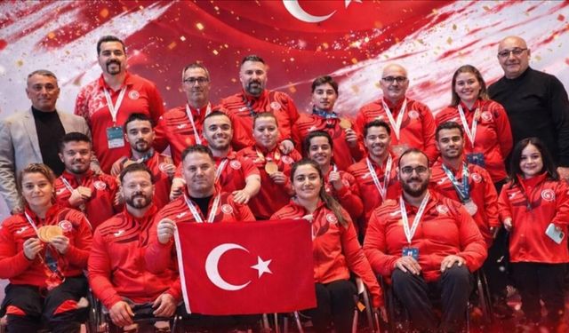 Milli para halterciler'den 20 madalya