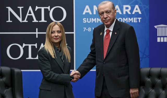İtalya Başbakanı Meloni'den Cumhurbaşkanı Erdoğan'a teşekkür