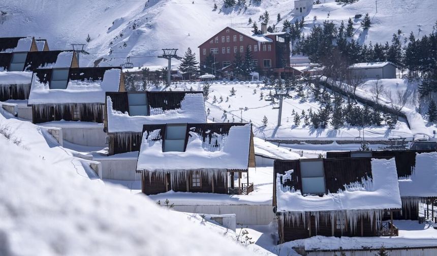 Kayak merkezlerinde en fazla kar kalınlığı Palandöken'de