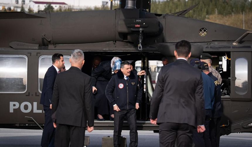 Bakan Çiftçi, Emniyet envanterine alınan T70 helikopteriyle ilk uçuşunu gerçekleştirdi