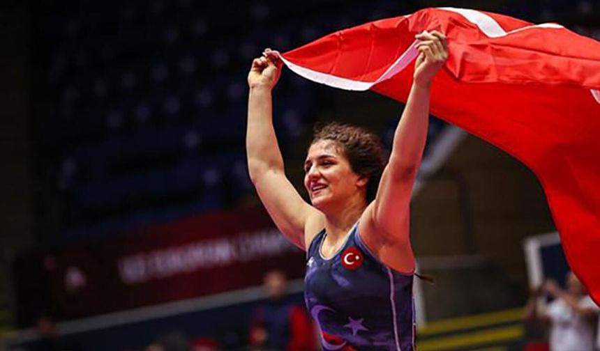 Milli güreşçimiz Nesrin Baş Avrupa şampiyonu