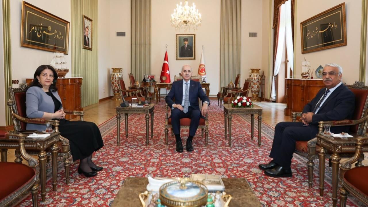 TBMM Başkanı Kurtulmuş, DEM heyetini kabul etti